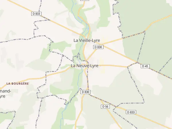 Plan de La Neuve-Lyre