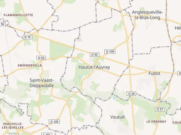Plan de Hautot-l’Auvray