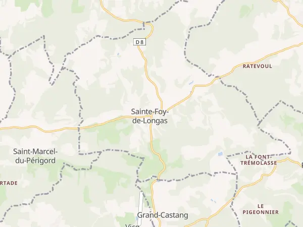 Plan de Sainte-Foy-de-Longas