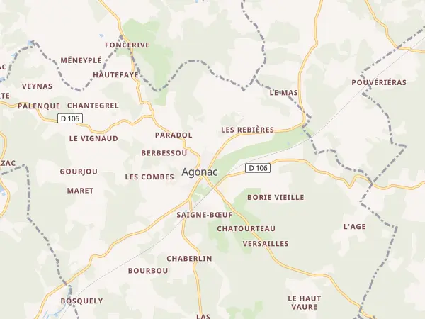 Plan de Agonac