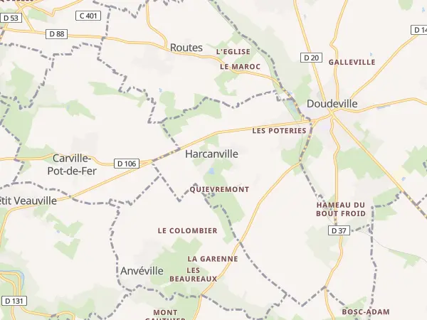 Plan de Harcanville