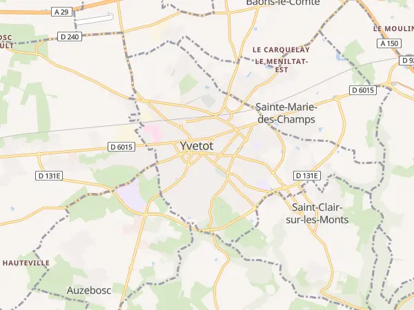 Plan de Yvetot