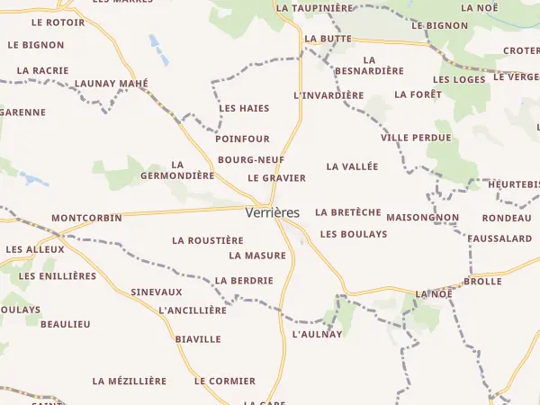 Plan de Verrières