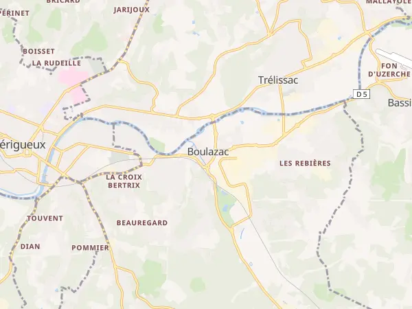 Plan de Boulazac Isle Manoire