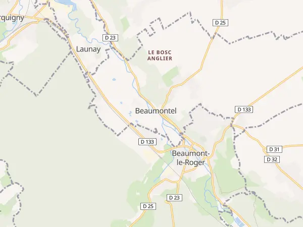 Plan de Beaumontel
