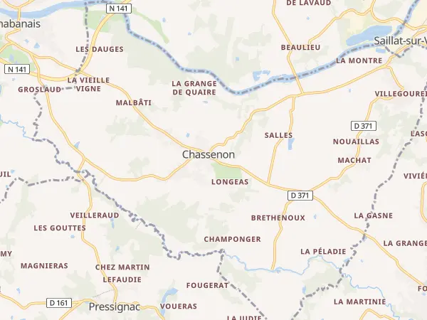 Plan de Chassenon