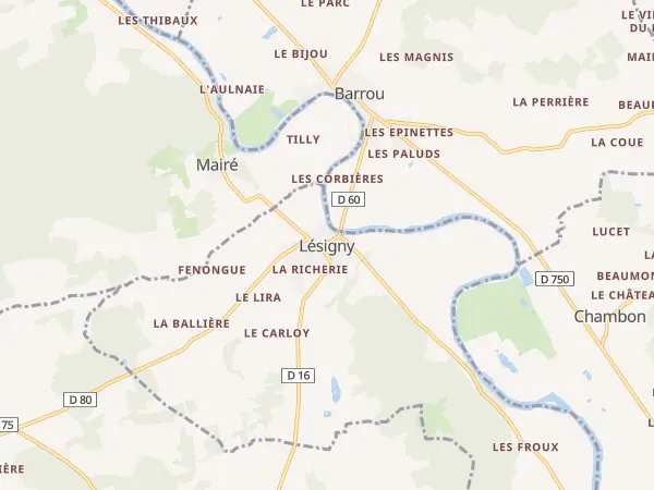 Plan de Lésigny