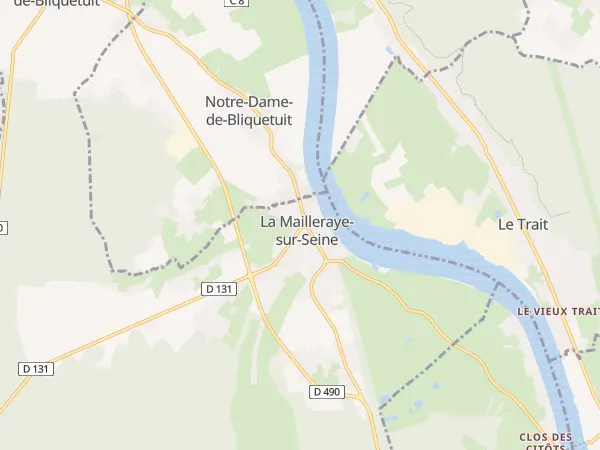 Plan de Arelaune-en-Seine