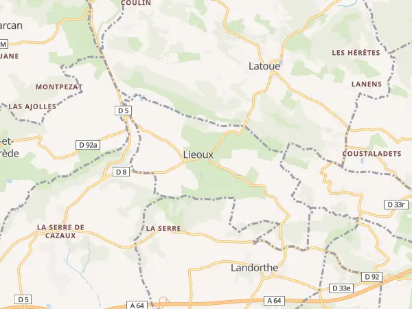 Plan de Lieoux