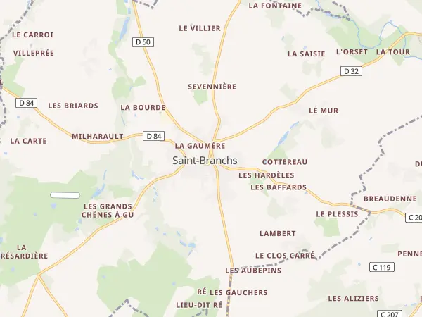 Plan de Saint-Branchs