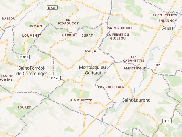 Plan de Montesquieu-Guittaut