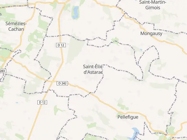 Plan de Saint-Élix-d’Astarac