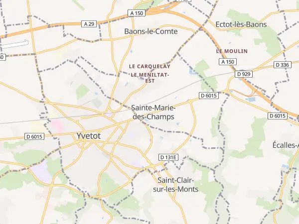 Plan de Sainte-Marie-des-Champs