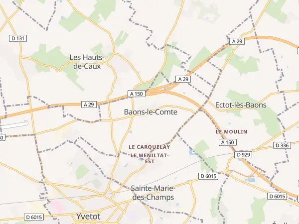 Plan de Baons-le-Comte