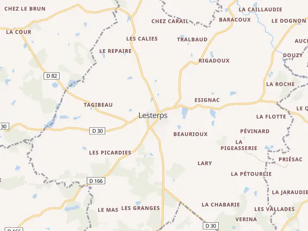 Plan de Lesterps