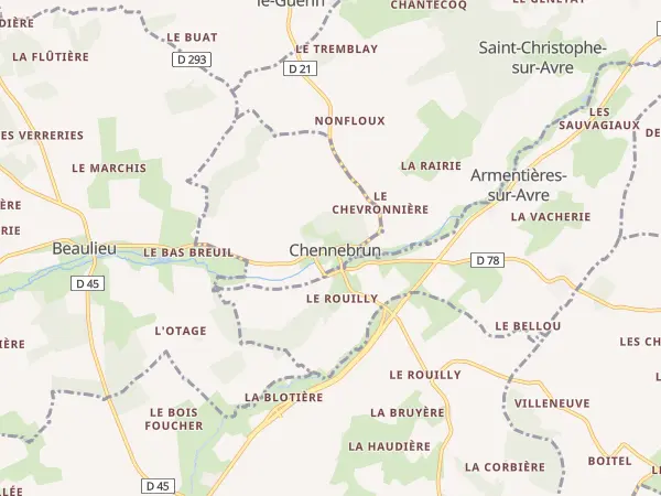 Plan de Chennebrun