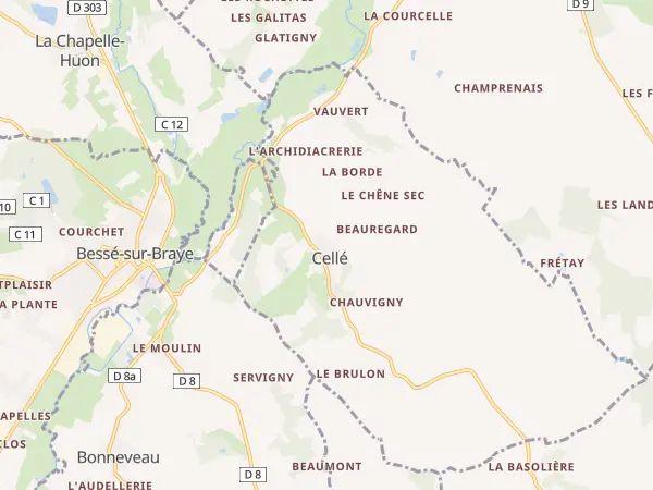 Plan de Cellé