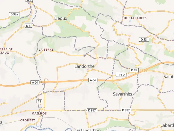 Plan de Landorthe