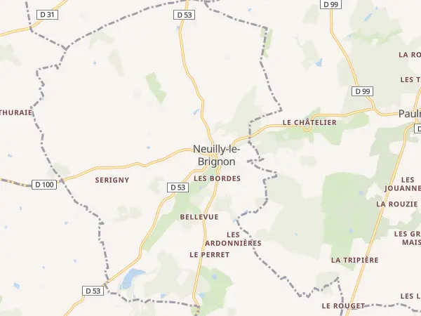 Plan de Neuilly-le-Brignon