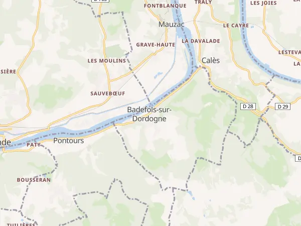 Plan de Badefols-sur-Dordogne