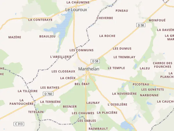 Plan de Manthelan