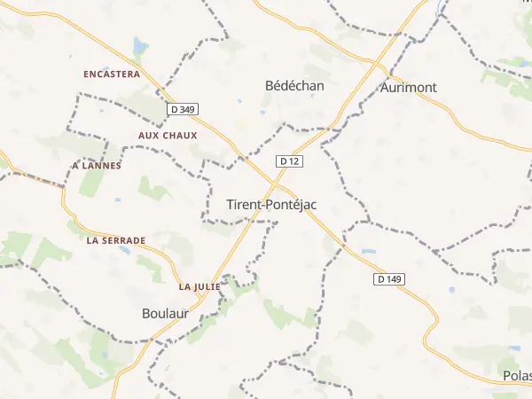 Plan de Tirent-Pontéjac