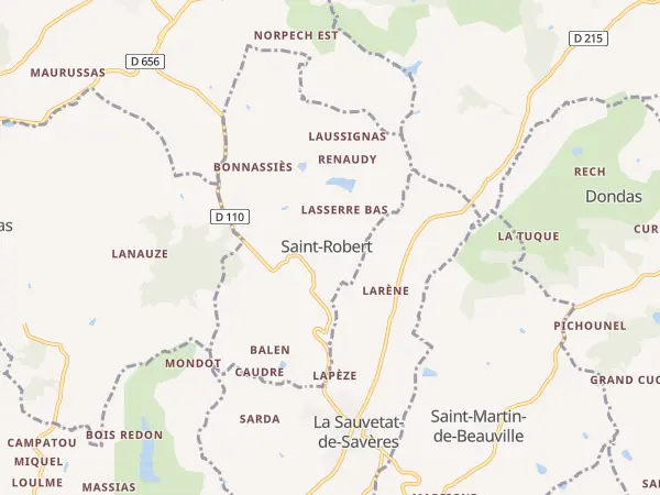 Plan de Saint-Robert