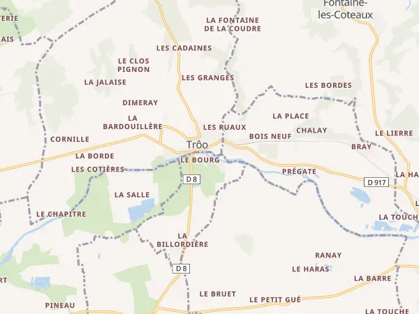 Plan de Saint-Jacques-des-Guérets