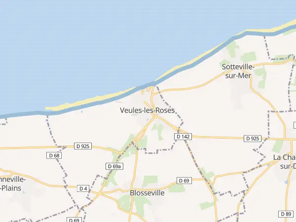 Plan de Veules-les-Roses