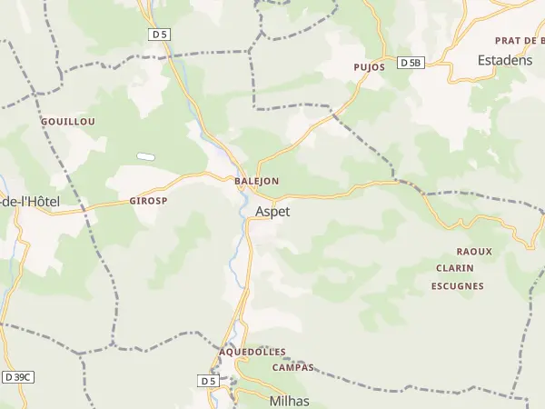 Plan de Aspet