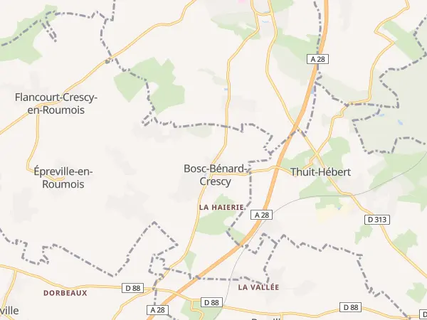 Plan de Flancourt-Crescy-en-Roumois