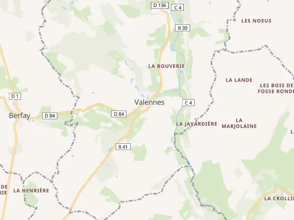Plan de Valennes