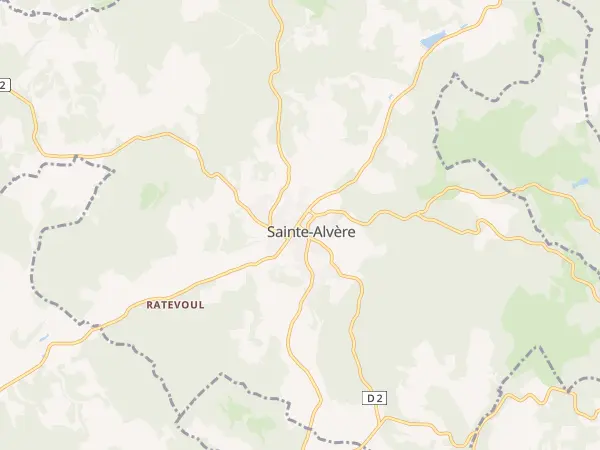 Plan de Val de Louyre et Caudeau