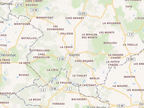 Plan de Vayres