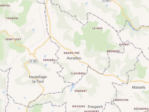 Plan de Auradou