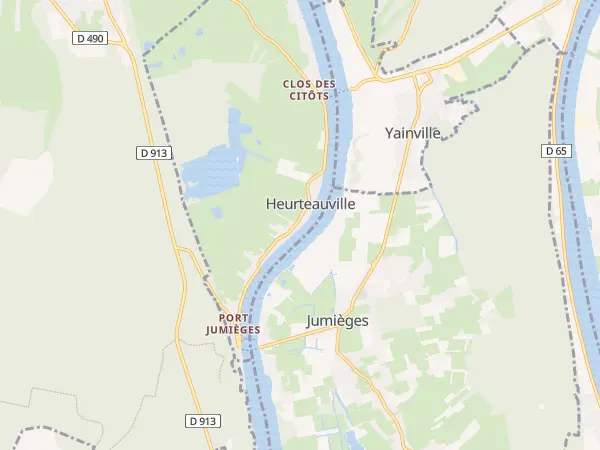 Plan de Heurteauville