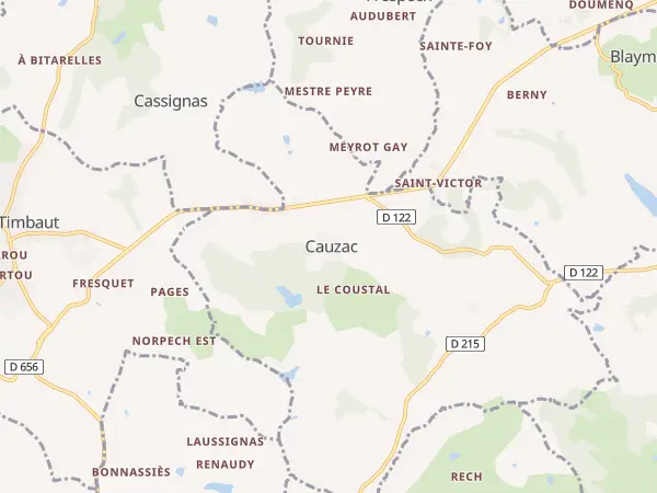 Plan de Cauzac