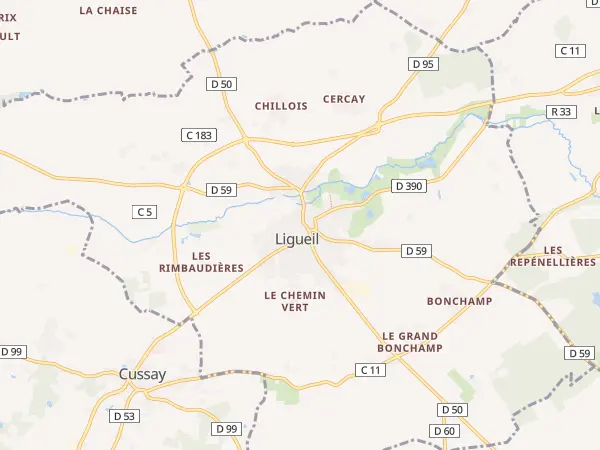 Plan de Ligueil