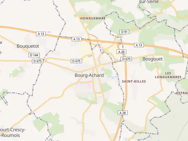Plan de Bourg-Achard