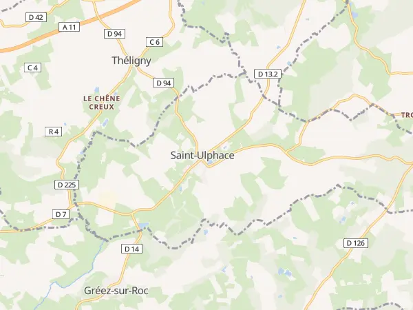 Plan de Saint-Ulphace