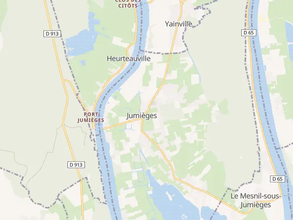 Plan de Jumièges