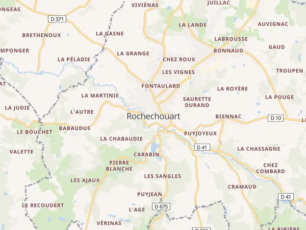 Plan de Rochechouart
