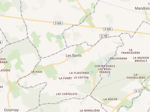 Plan des Barils
