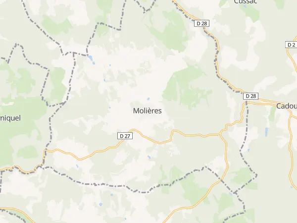 Plan de Molières