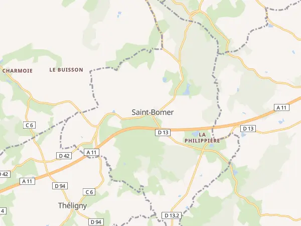 Plan de Saint-Bomer