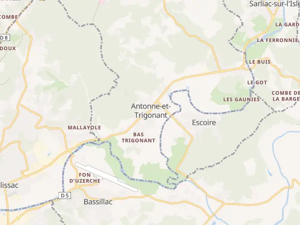 Plan de Antonne-et-Trigonant