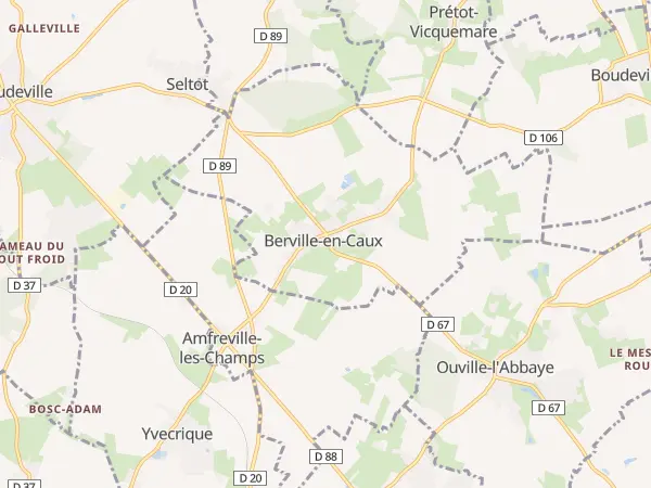 Plan de Berville-en-Caux