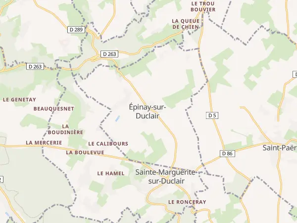 Plan de Épinay-sur-Duclair