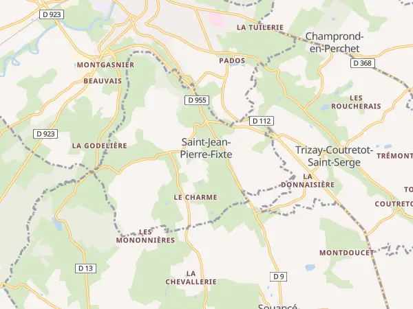 Plan de Saint-Jean-Pierre-Fixte
