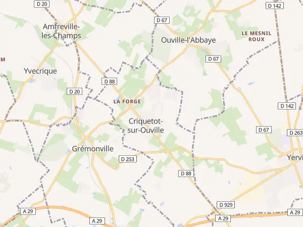 Plan de Criquetot-sur-Ouville